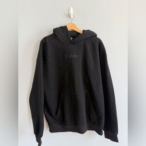 Brand New Comfrt Signature Hoodie Solid Black Size XXL